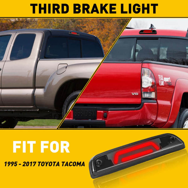 Smoke Shell LED Third Brake Light Fits 95-17 Toyota Tacoma (without cargo light function)
