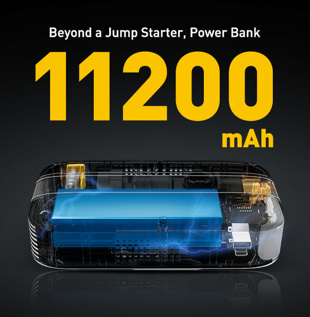 11200mAh Jump Starter