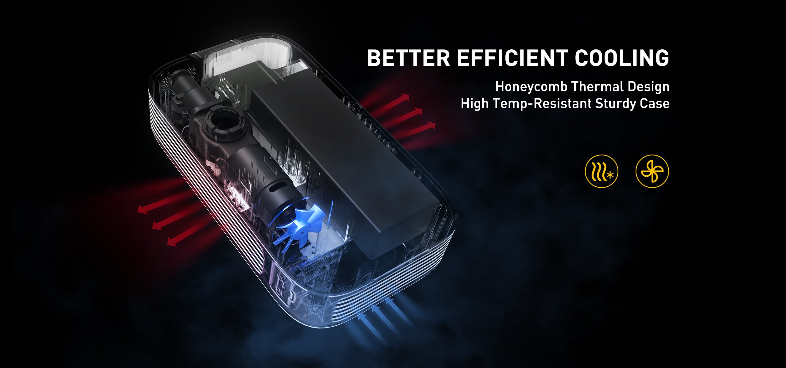 Good heat dissipation