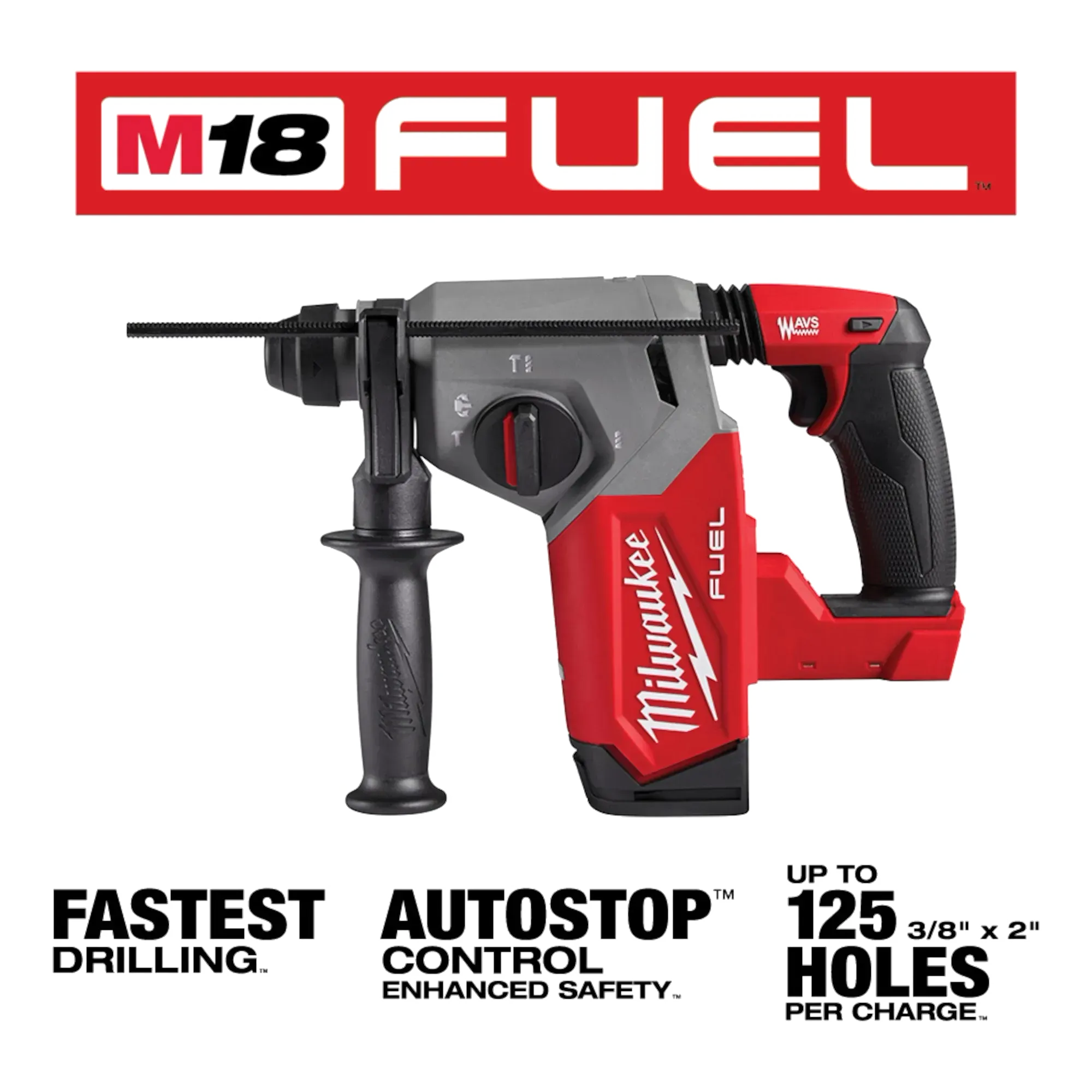 M18 FUEL™ 1" SDS Plus Rotary Hammer